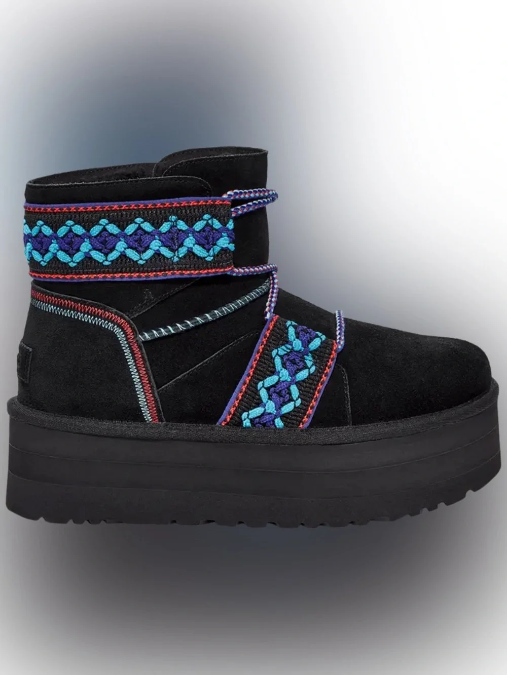 NWT UGG Classic mini braid II platform